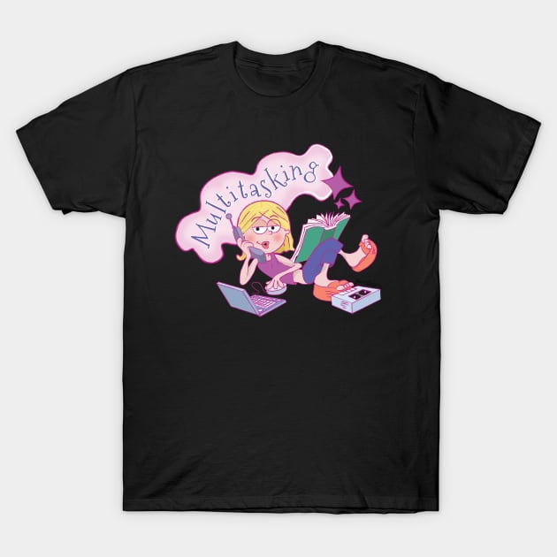 Lizzie Multitasks T-Shirt by Frannotated